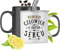 Kubek Magiczny Dla Dominika Zmieniający Kolor Z Nadrukiem Ze Zdjęciem