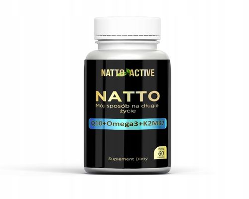 Natto Active Koenzym Q10 300Mg K2 MK7 Nattokinaza Omega 3,6,9 – 60 kapsułek na Arena.pl