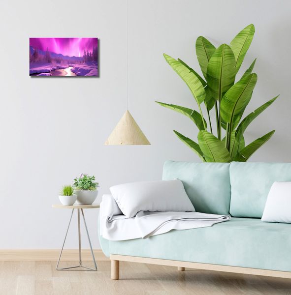 Obraz 40x20cm Aurora Nad Niebiem zdjęcie 2