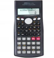 KALKULATOR NAUKOWY 12-CYFROWY DWULINIOWY GRANATOWY DELI