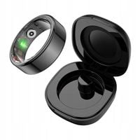 Smartring COLMI R02 rozmiar 9 18.9mm (czarny) + etui ładujące