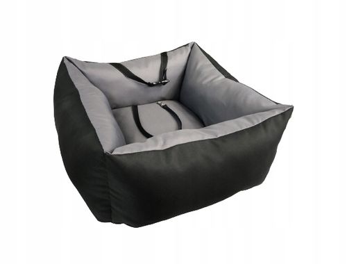 Transporter Samochodowy 55x55 cm Wodoodporny Szary dla Psa Kota na Arena.pl