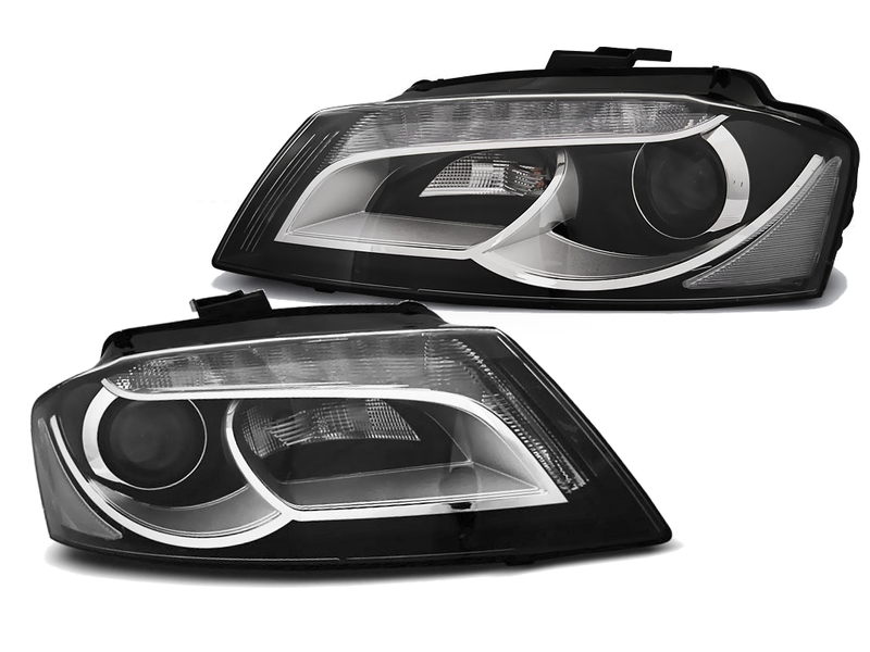 LAMPY Reflektory DO AUDI A3 8P OD 2008 DO 2012 Roku DO JAZDY  DZIENNEJ DEPO zdjęcie 2