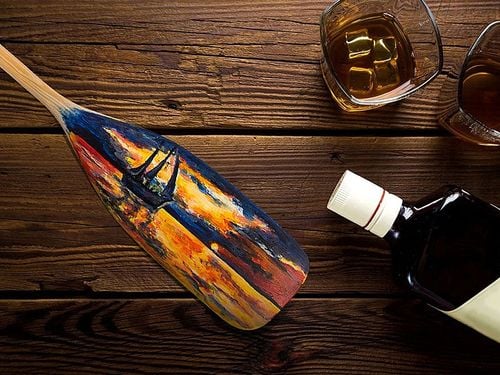 Pagaj John Paddle Ozdoba Malowany Obraz Statek 110 cm - Sailboat 110 cm na Arena.pl