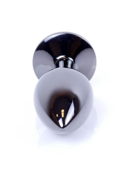 Plug-Jewellery Dark Silver Plug- Clear zdjęcie 3