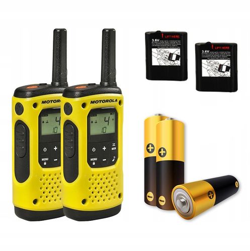 2x MOTOROLA T92 H2O WODOODPORNE KRÓTKOFALÓWKI ZASIĘG DO 10km + FUTERAŁ na Arena.pl