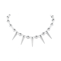 naszyjnik z pereł i srebrnych kuleczek aria princess collection