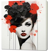 Obraz 90x100cm Kwiatowa Pasja