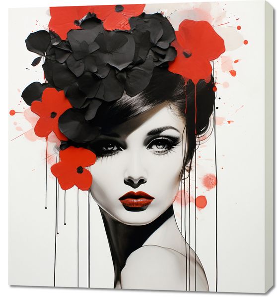 Obraz 90x100cm Kwiatowa Pasja zdjęcie 1