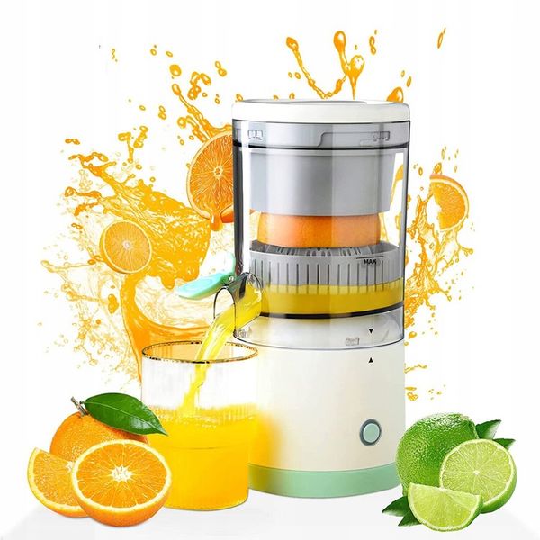 ELEKTRYCZNA WYCISKARKA DO OWOCÓW, PRZENOŚNY SOKOWIRÓWKA DO POMARAŃCZY USB zdjęcie 8