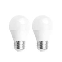 2 x Żarówka LED G45 E27 4W 340lm ciepła do salonu energooszczędna
