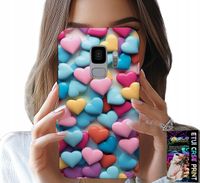 ETUI DO SAMSUNG GALAXY S9 - KOLOROWE SERCA MOŻLIWOŚĆ PERSONALIZACJI