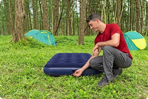 MATERAC DMUCHANY DO SPANIA 188x99 BESTWAY z POMPKĄ na Arena.pl