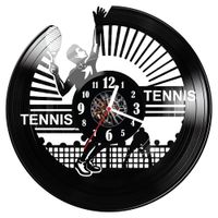 Zegar ścienny z płyty winylowej Tenis 763.14