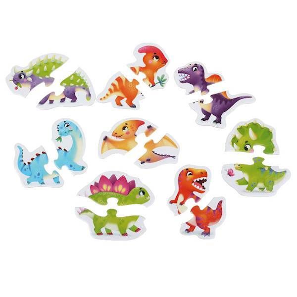 Edukacyjne Puzzle Dinozaury 16 Elem. Cubika 15252 zdjęcie 2