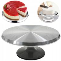 PATERA OBROTOWA NA CIASTO METALOWA TALERZ OBROTOWY DEKORATOR DO CIAST TORTU