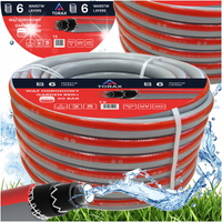 WĄŻ OGRODOWY ZBROJONY 6-WARSTWOWY 30BAR 1/2'' 20M GARDEN RED PRODUKT POLSKI