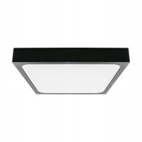 Plafon V-TAC 18W 4000k LED Kwadrat 22,5x22,5 cm Czarny