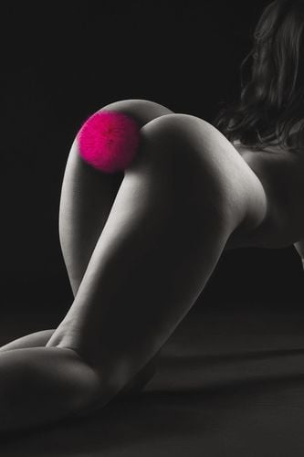 pompom fuchsia anal plug na Arena.pl