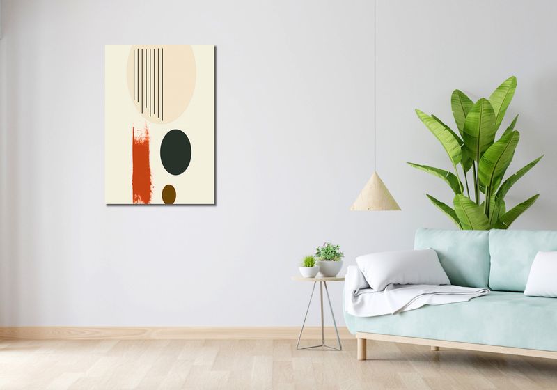 Obraz 60x90cm Liniowa Kontemplacja zdjęcie 2