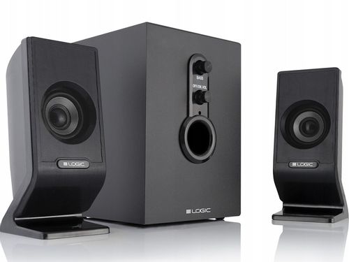 GŁOŚNIKI KOMPUTEROWE PC W SYSTEMIE 2.1 DWA GŁOŚNIKI + SUBWOOFER LOGIC LS-21 na Arena.pl