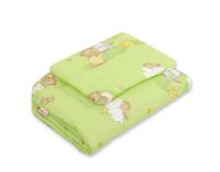 komplet pościeli dla niemowląt z wypełnieniem 2-cz 75x100cm newborn