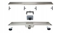 Odpływ liniowy 60 cm 2w1 pod płytkę niski podłogowy prysznicowy Pol.ar