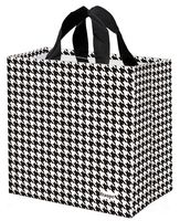 Mocna torba zakupowa - Esy-Floresy Pepitka biało-czarna laminowana 24L