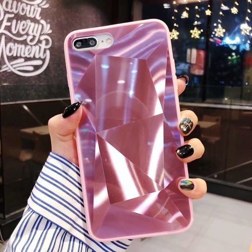 Etui Diamond Stone Iphone X Różowe na Arena.pl