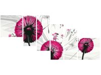 100CM 220CM OBRAZ 6 ELEM DMUCHAWCE AMARANCIE ŚCIENNY