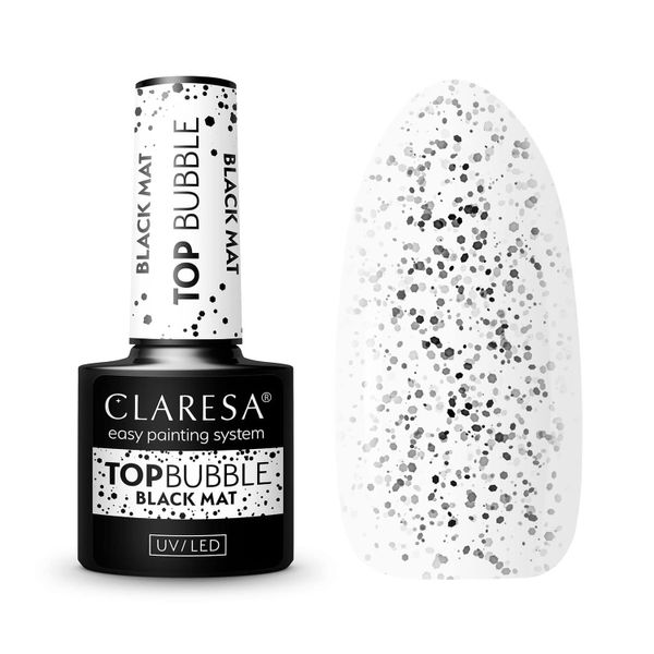 CLARESA Top hybrydowy TOP BUBBLE BLACK MAT - 5g zdjęcie 1