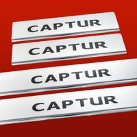 Listwa progowa RENAULT CAPTUR Stal nierdzewna 304 połysk 4szt