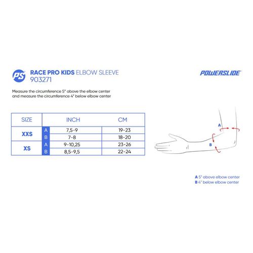Ochraniacze łokci Powerslide Race Pro Elbow Sleeve S/M na Arena.pl