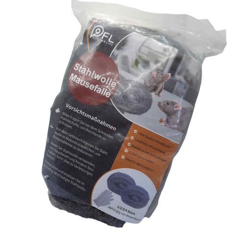 Wełna stalowa drobna przeciw gryzoniom 2szt na Arena.pl