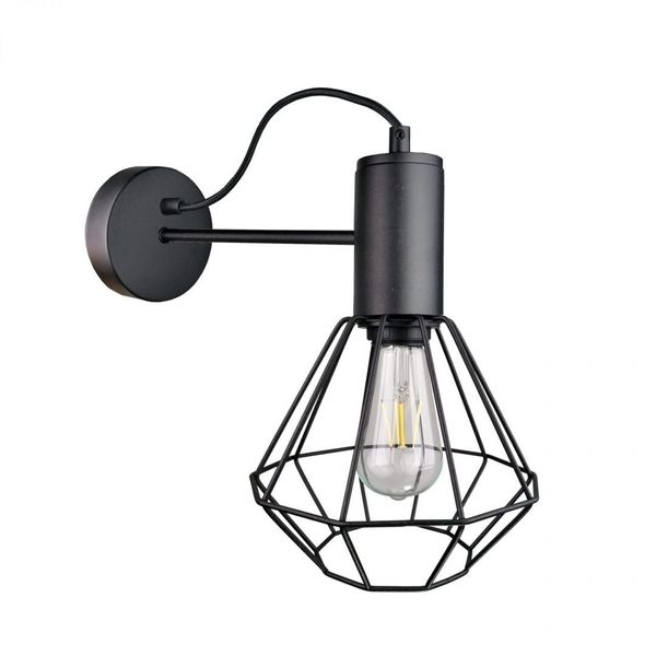 Kinkiet 1xE27 LARS BLACK zdjęcie 1