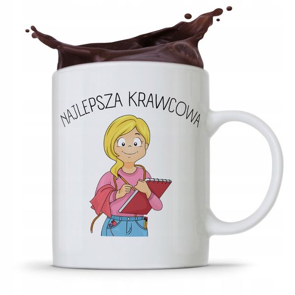 Kubek Prezent Krawcowej Krawca Najlepsza Krawcowa Z Nadrukiem Ze Zdjęciem zdjęcie 1