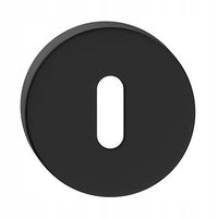 SZYLD DOLNY OKRĄGŁY KOLOR CZARNY NA KLUCZ