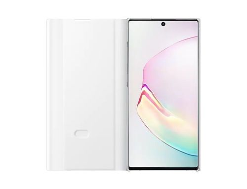 Etui Clear View Cover Note 10 Plus biały na Arena.pl