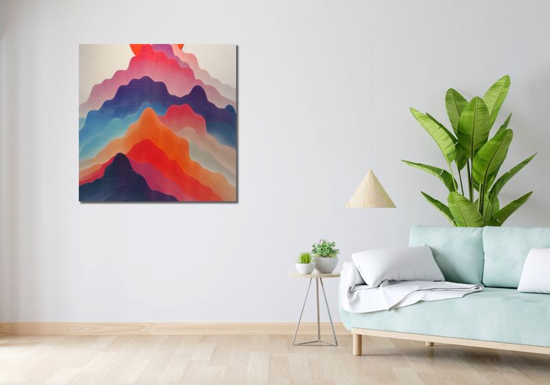 Obraz 90x90cm Gama Gór zdjęcie 2