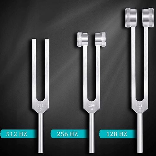 Kamerton 128/256/512 HZ aluminium do diagnostyki słuchu wibracji Stroik na Arena.pl