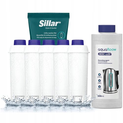 Odkamieniacz do ekspresu + 5x filtr do wody do ekspresu Delonghi Dinamica na Arena.pl