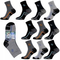 10x SKARPETY BAWEŁNIANE MĘSKIE SPORT TRWAŁE 43-46