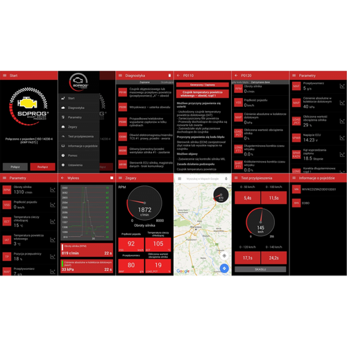 Program SDPROG Interfejs ELM327 OBD2 OBDII USB na Arena.pl