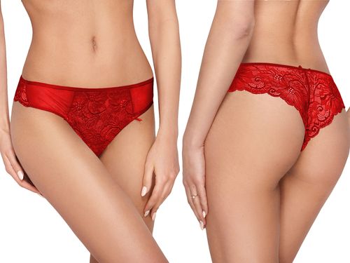 Ewana 082 Koronkowe Delikatne Stringi Czerwony XL na Arena.pl