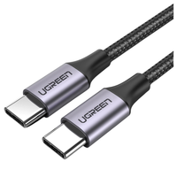 kabel ugreen us161 50751 usb-c 3.1 / usb-c 3.1 1.5m - szary