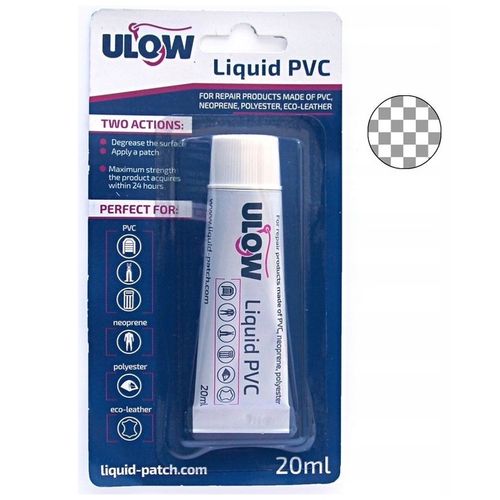Klej PVC do pontonów, basenów, Płynna łatka Ulow PVC + siatka wzmacniająca na Arena.pl