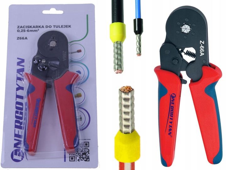 ENERGOTYTAN PRASKA ZACISKARKA DO TULEJEK 0,25-6 Z6 zdjęcie 1