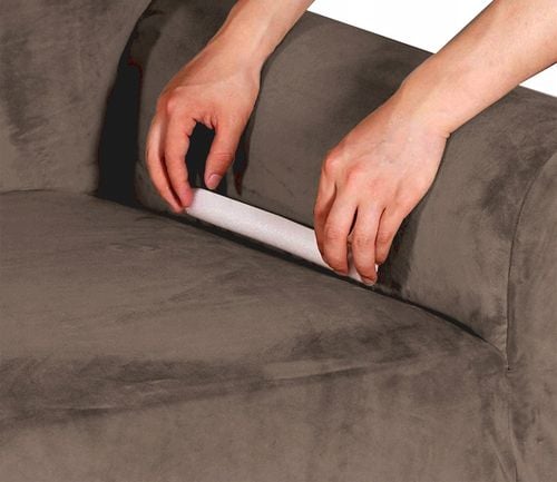 Pokrowiec Na Narożnik W Kształcie Litery ""L"" Kakaowy Brąz Welur na Arena.pl