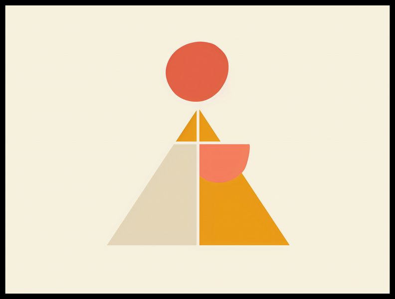 Plakat 80x60cm Piramida Równowagi zdjęcie 2