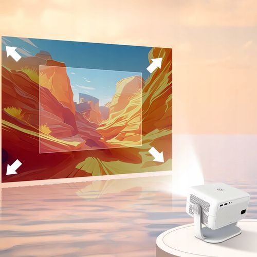 PROJEKTOR 4K FULL HD ANDROID AUTO FOKUS NETFLIX APLIKACJE OBROTOWY na Arena.pl